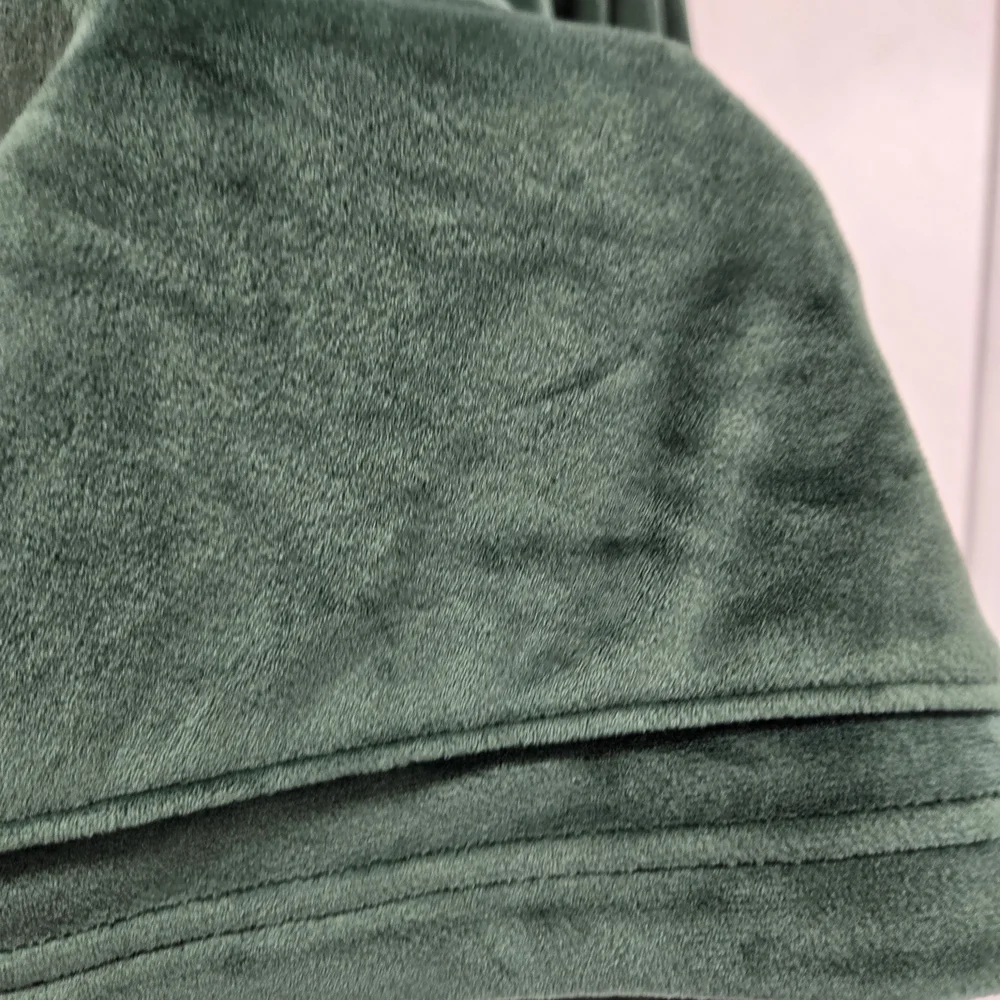 Polo Ralph Lauren Men's Medium Velour Loungewear Long Sleeve Hoodie Green Flawed